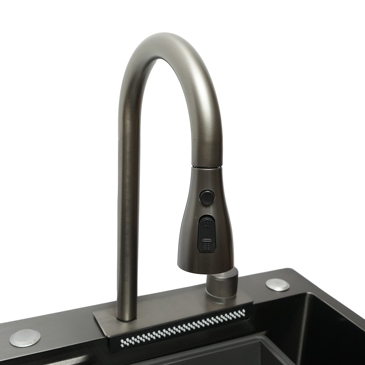 Chiuveta bucatarie multifunctionala, otel inoxidabil cu functie cascada, scurgator, tava, tocator si accesorii incluse, dimensiune 75x46x22cm